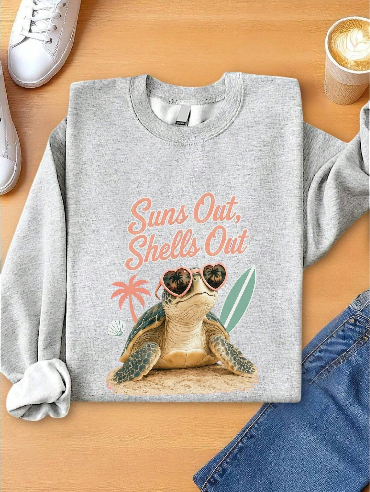 Suns Out Shells Out Sweatshirt