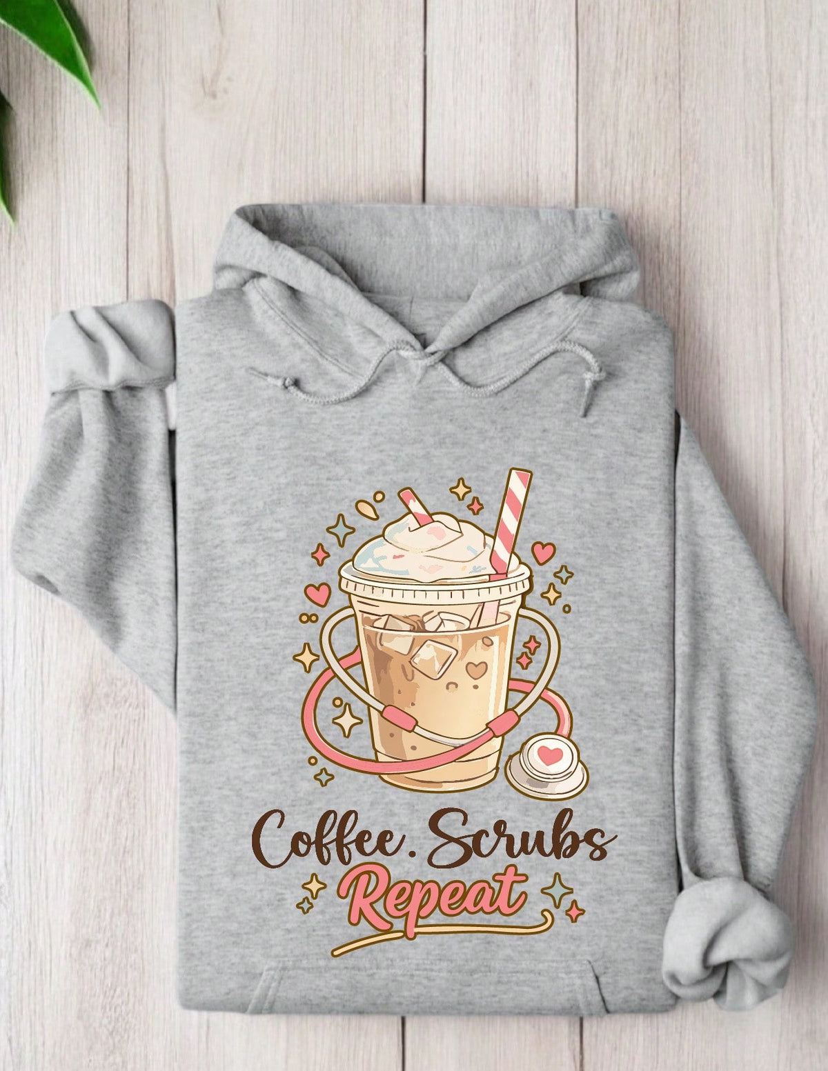 Coffee Scrubs Repeat Hoodie