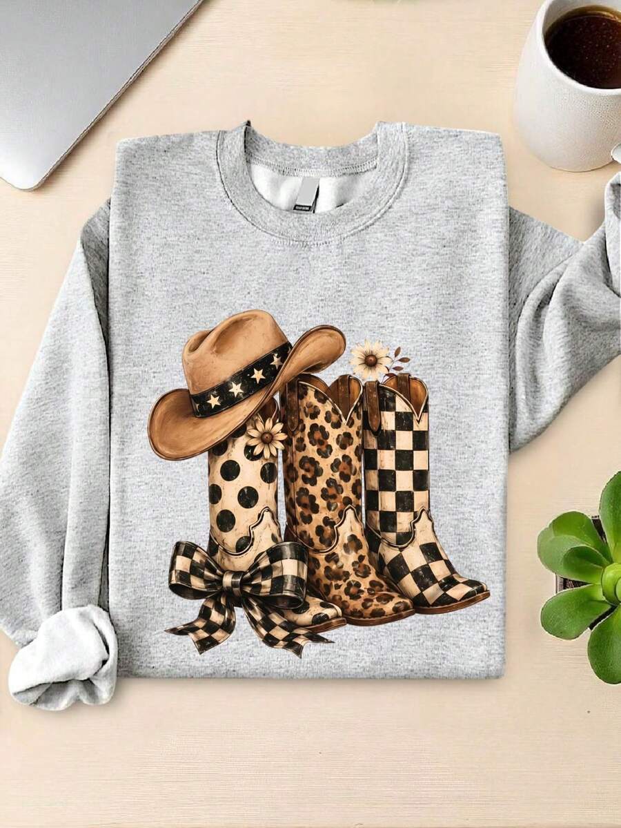 Cowboy Boots Sweatshirt