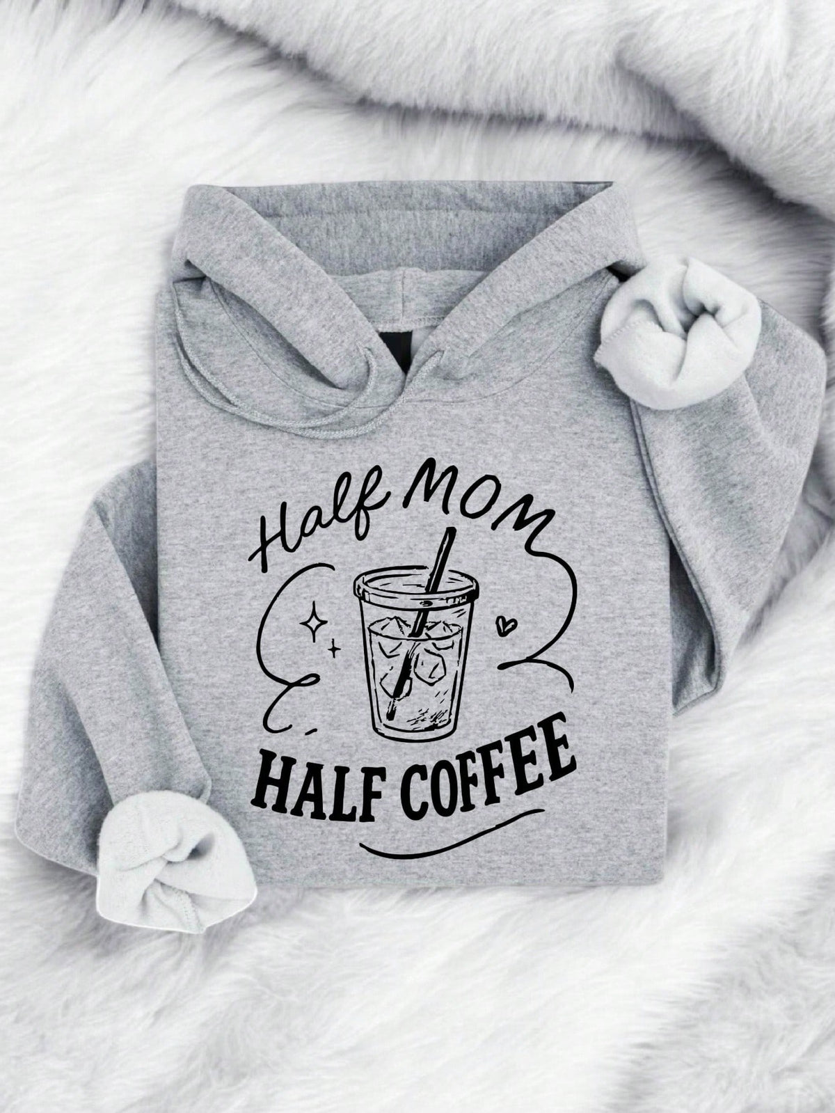 Half Mom Half Coffee Hoodie