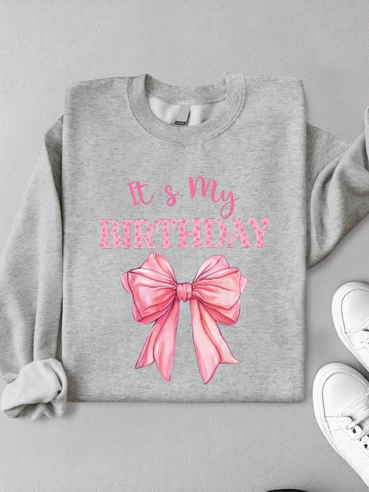It's My Birthday Bow Sweatshirt