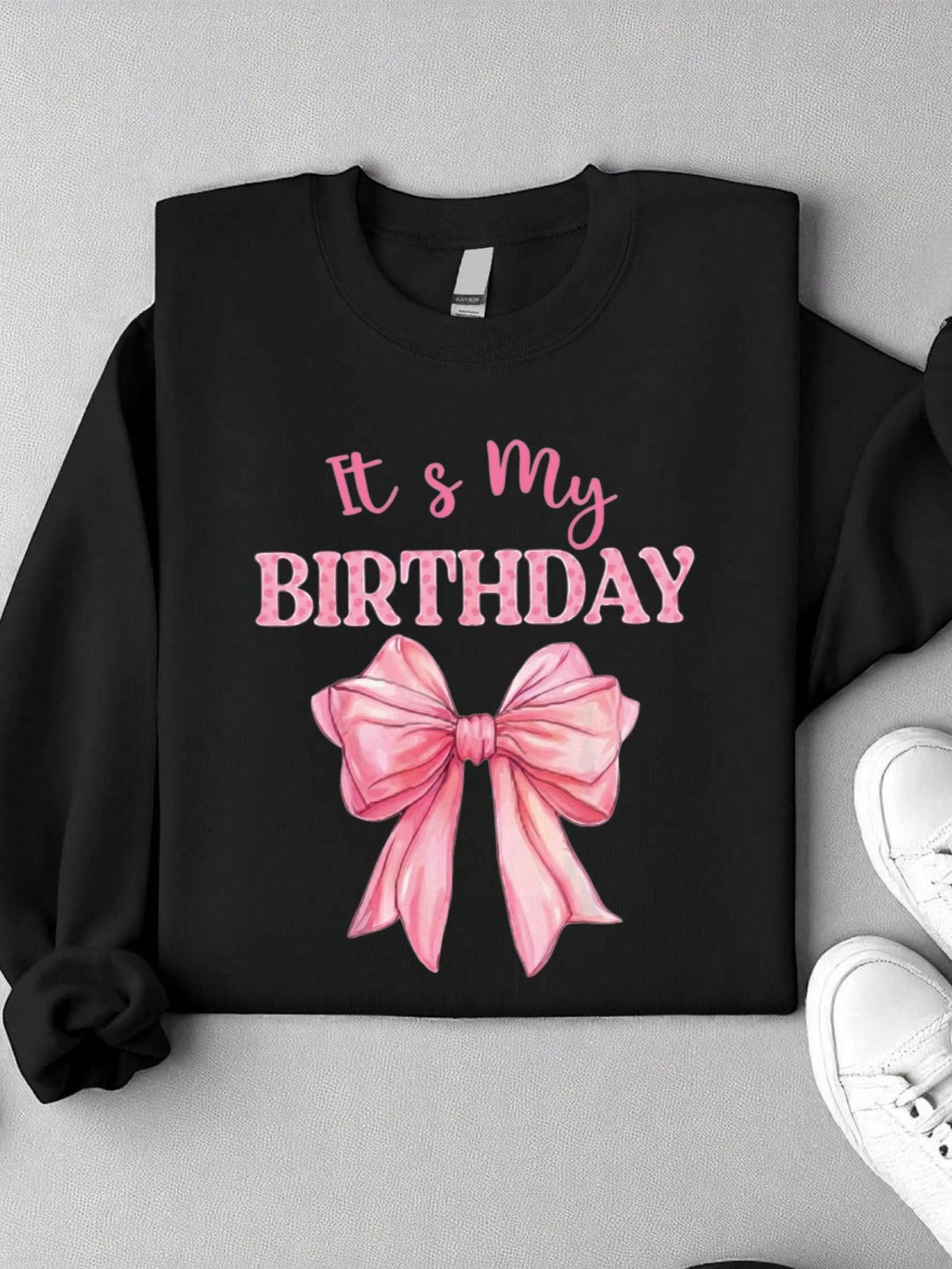 It's My Birthday Bow Sweatshirt