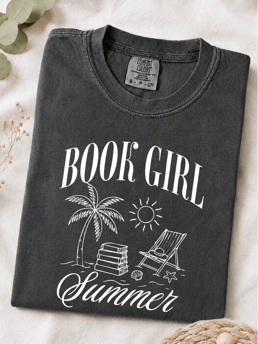 Book Girl Summer T-Shirt