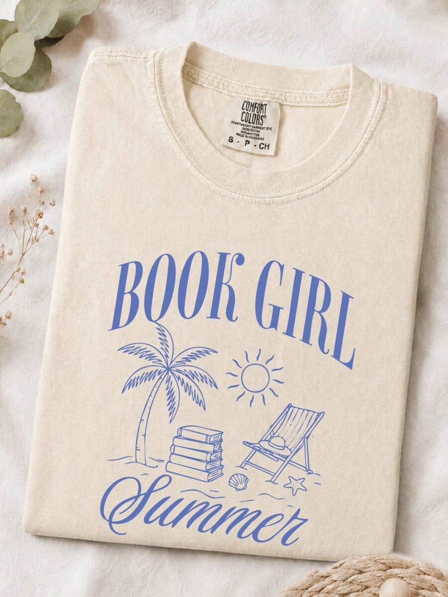 Book Girl Summer T-Shirt