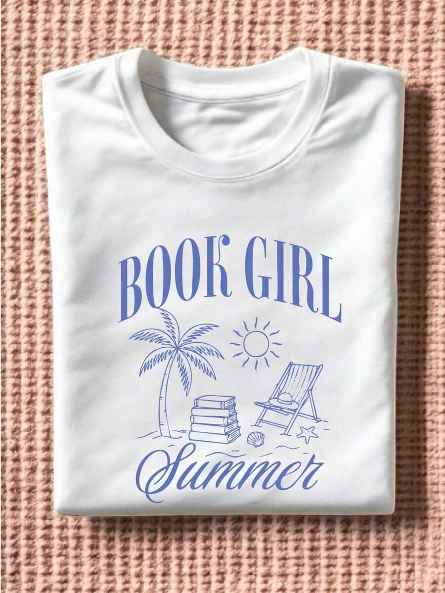 Book Girl Summer T-Shirt