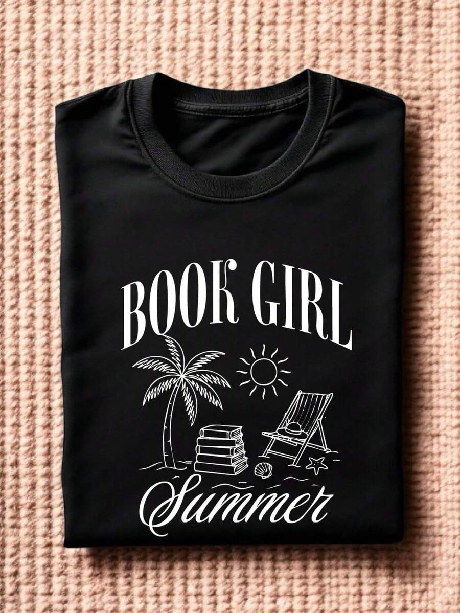 Book Girl Summer T-Shirt