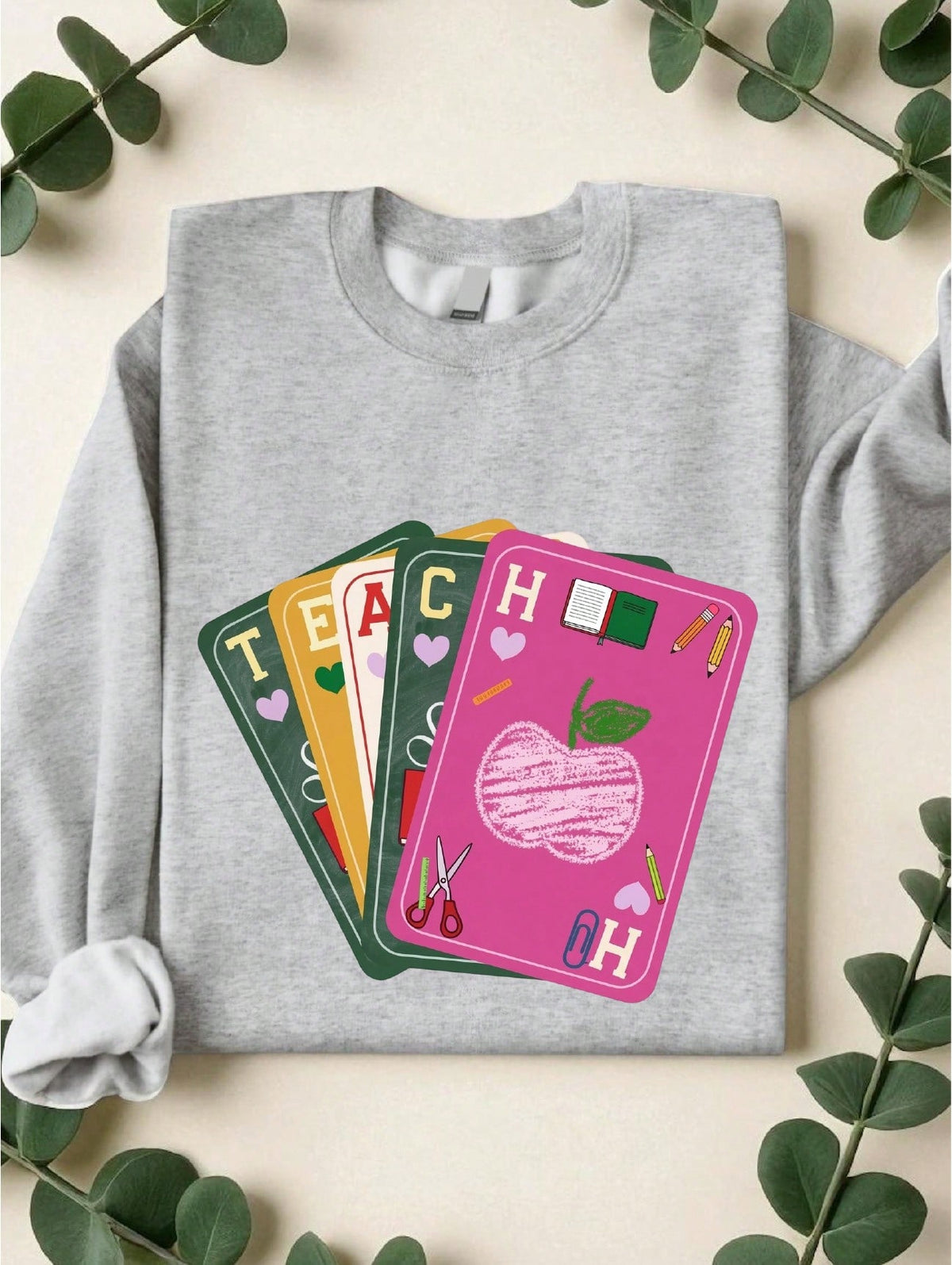 Teach Cards Game Sweatshirt