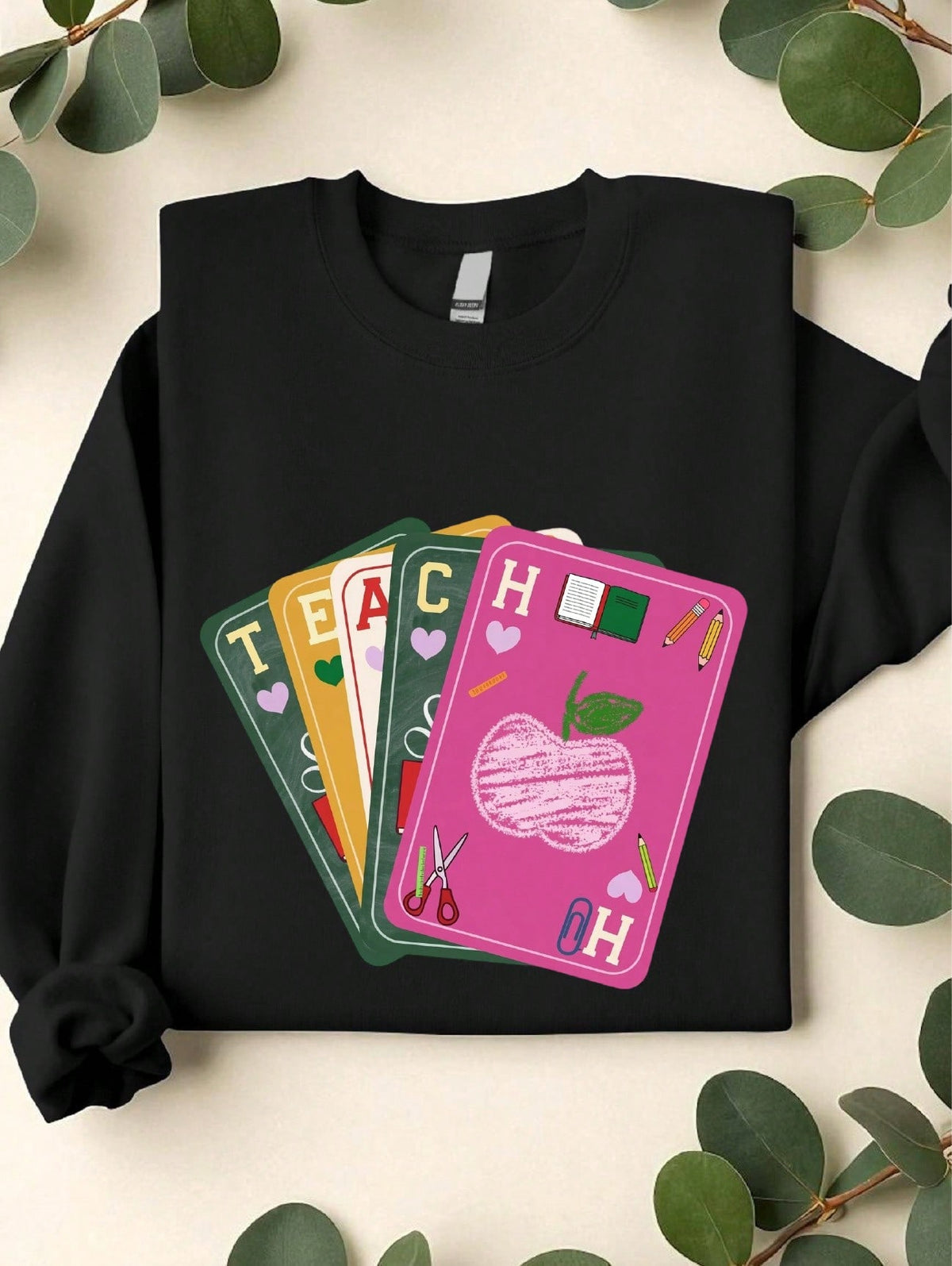 Teach Cards Game Sweatshirt