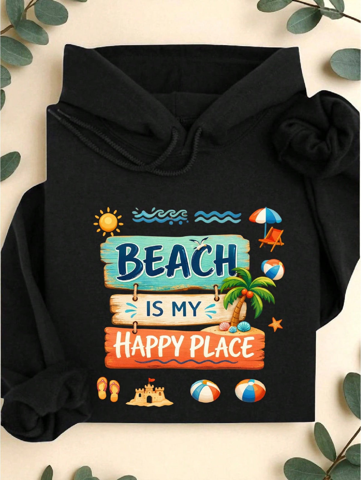 Beach Is My Happy Place Hoodie