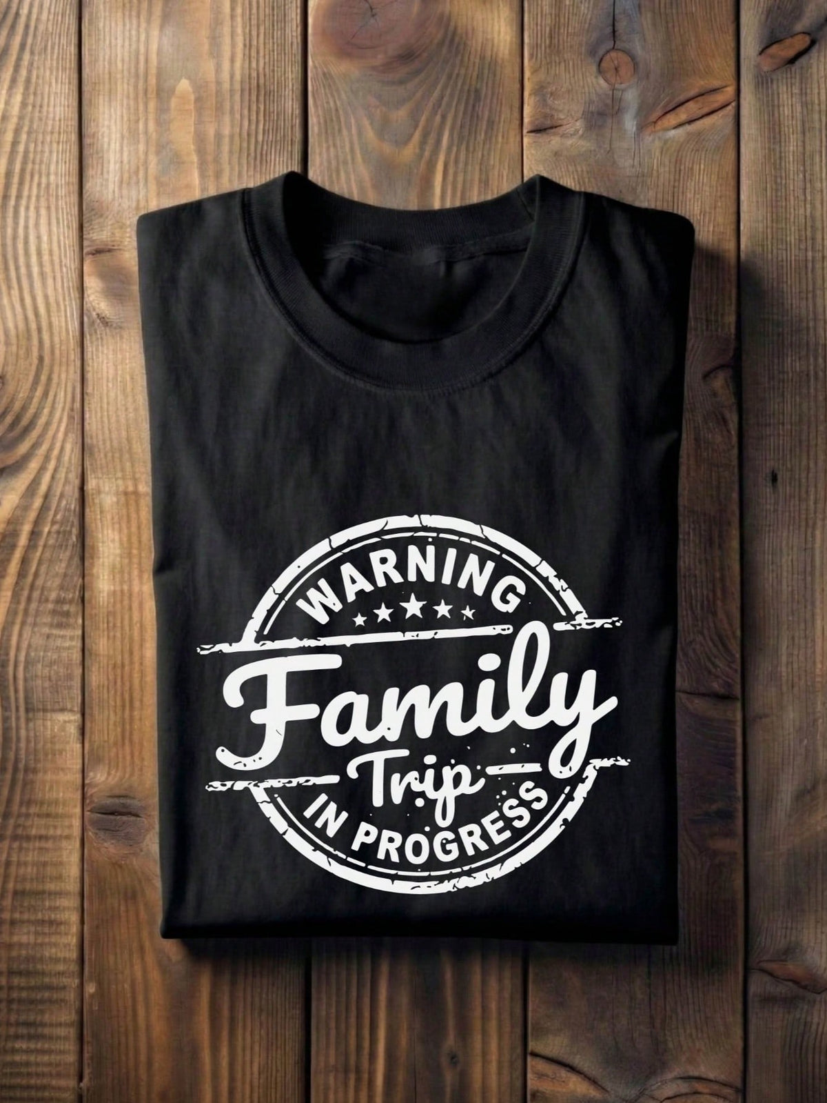 Warning Family Vacation In Progress T-Shirt
