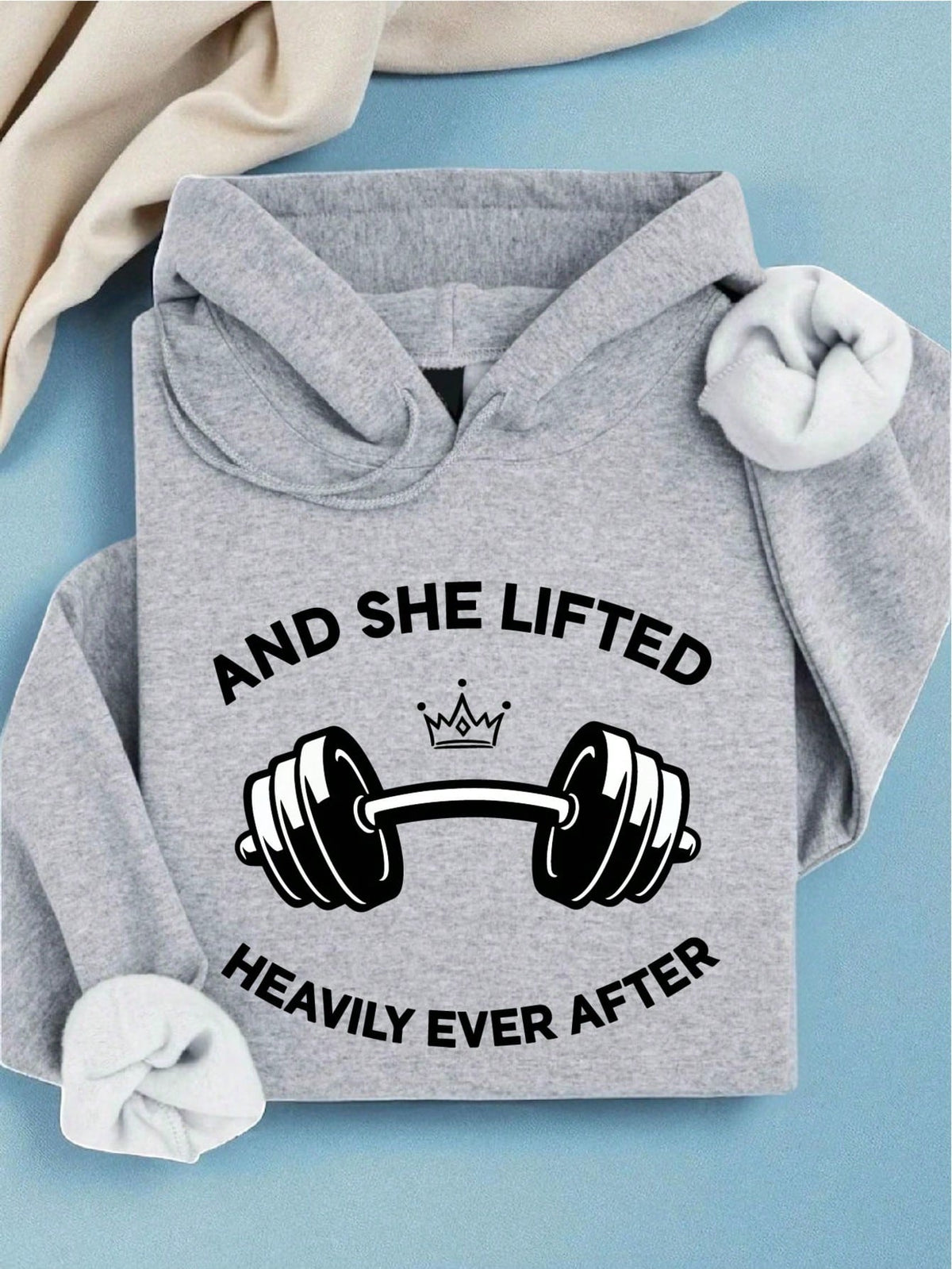 And She Lifted Heavily Ever After Hoodie