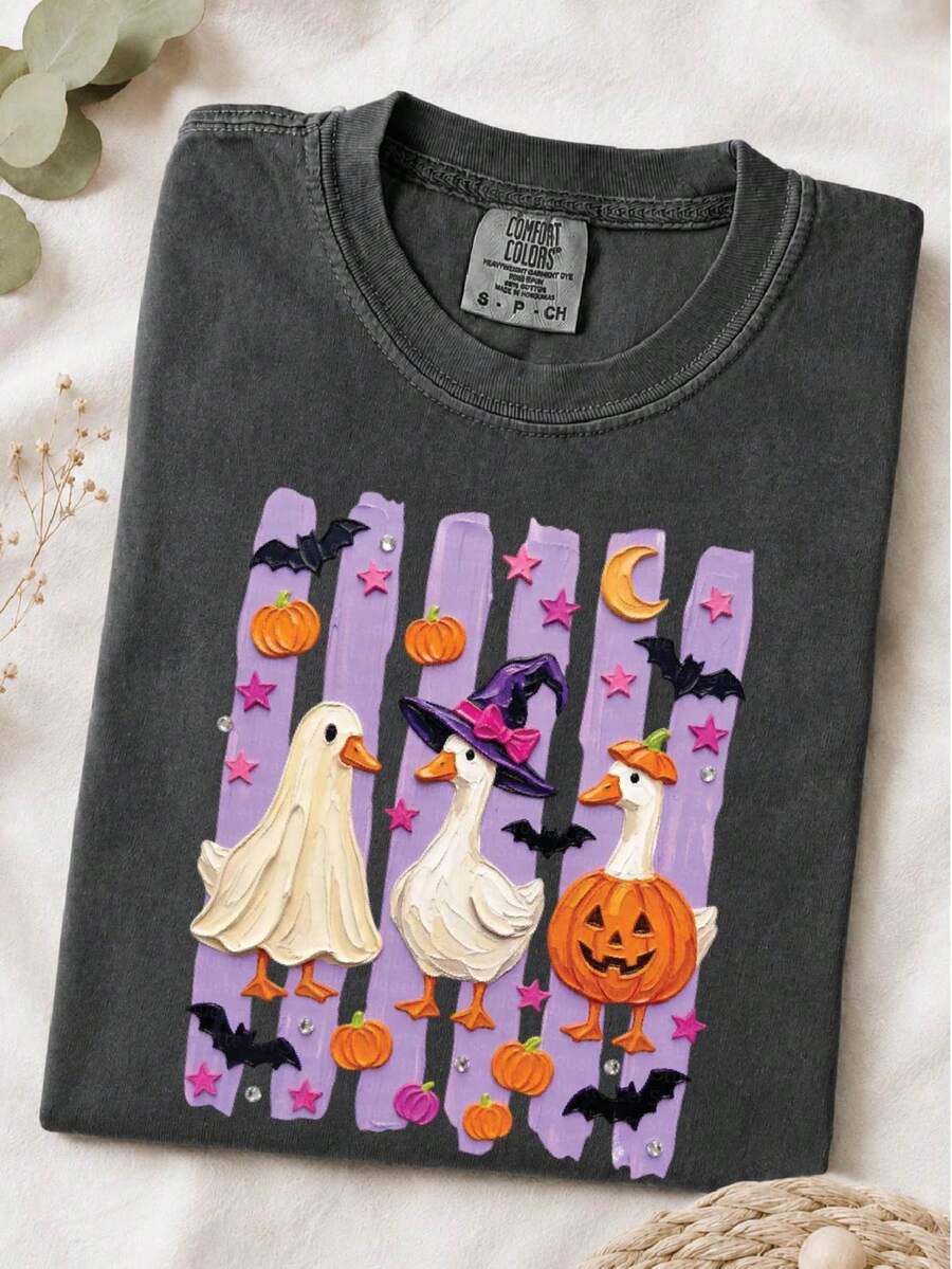 Spooky Goose (DTF Graphic Print) T-Shirt