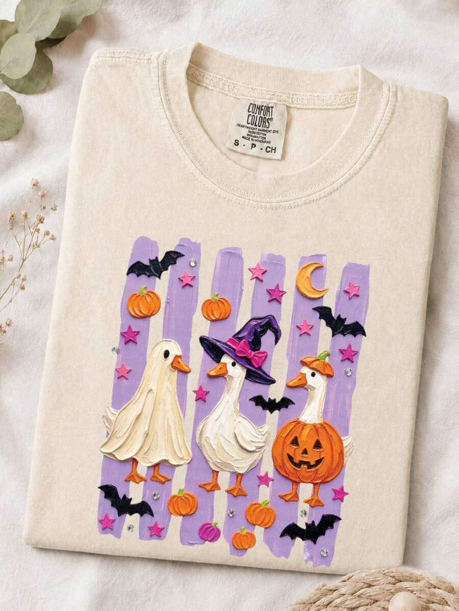 Spooky Goose (DTF Graphic Print) T-Shirt