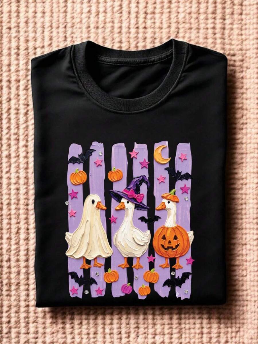 Spooky Goose (DTF Graphic Print) T-Shirt
