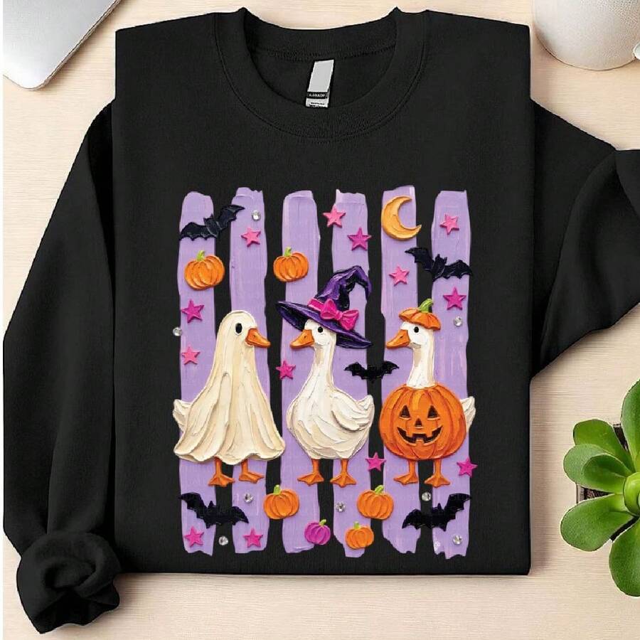 Spooky Goose (DTF Graphic Print) Sweatshirt