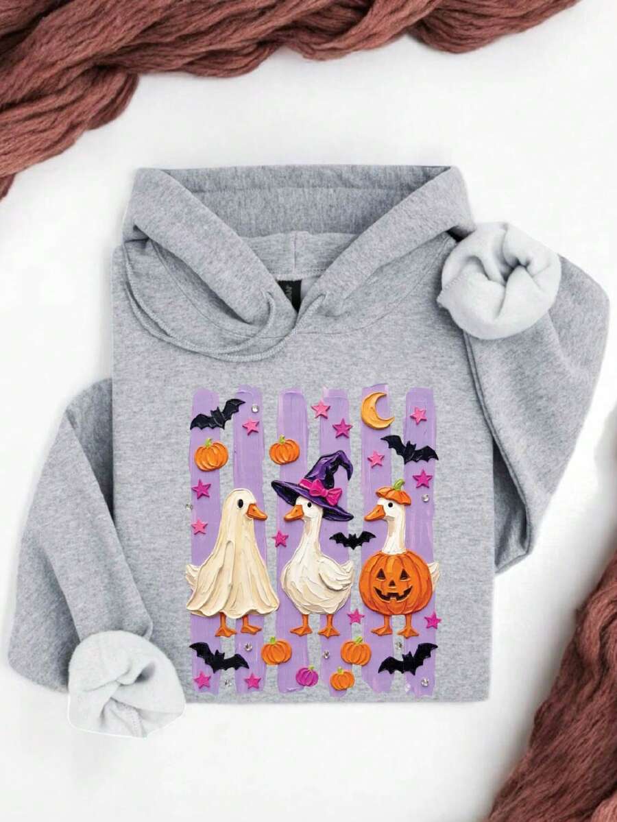 Spooky Goose (DTF Graphic Print) Hoodie