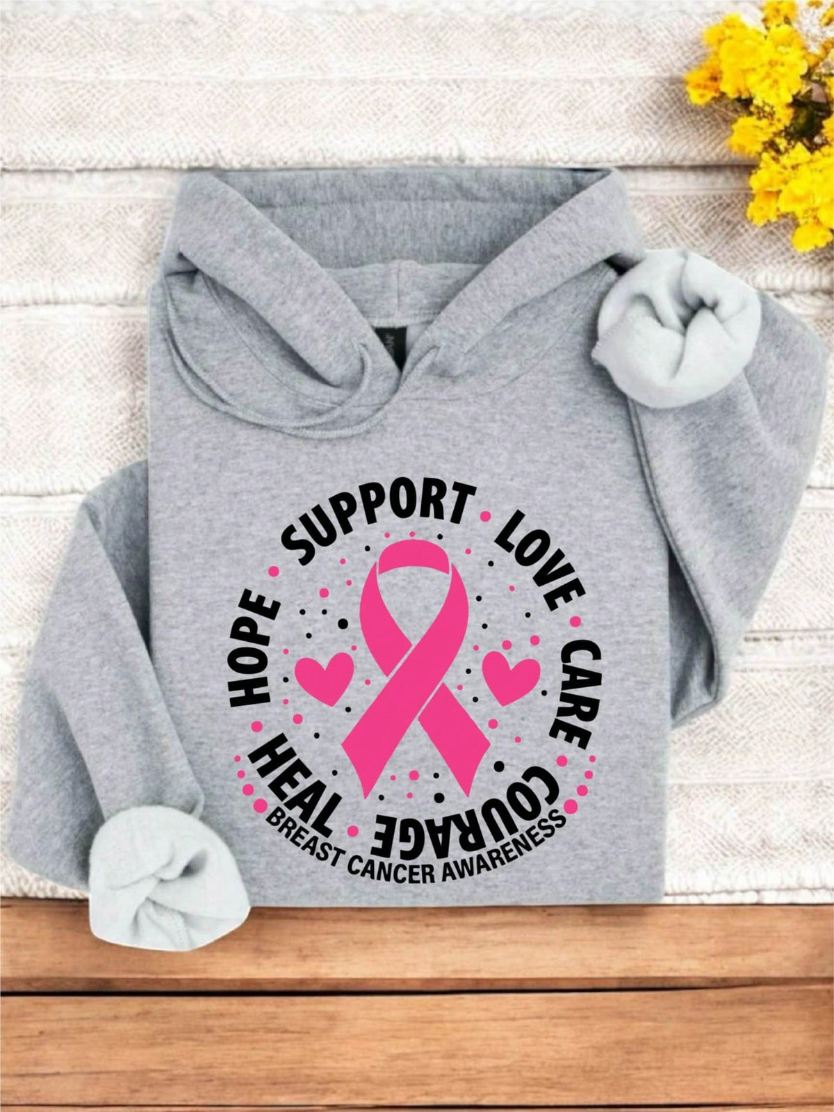 Breast Cancer Support Hoodie