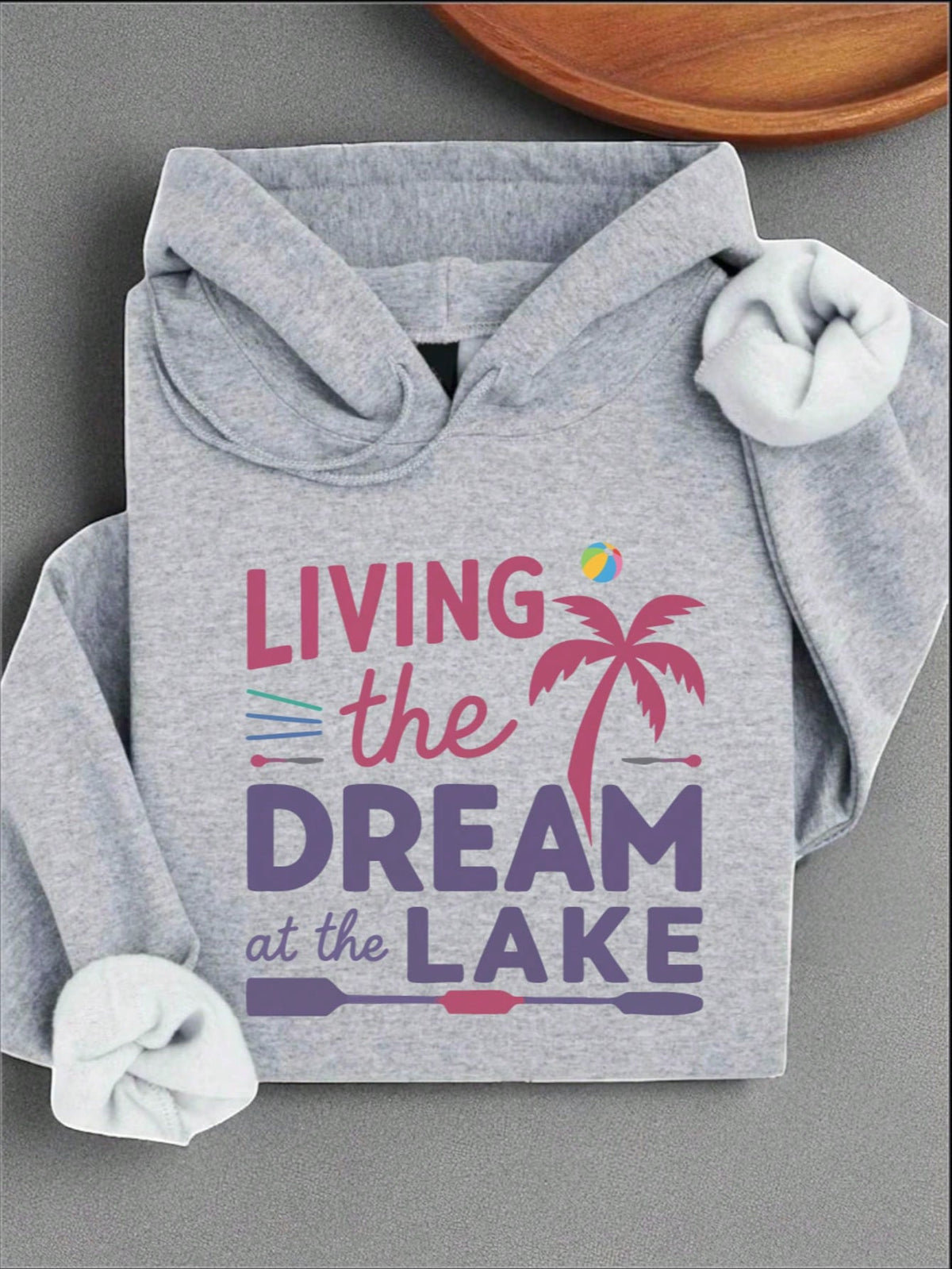 Living The Dream At The Lake Hoodie
