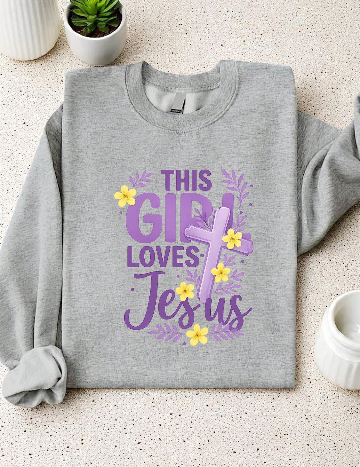 This Girl Loves Jesus Sweatshirt