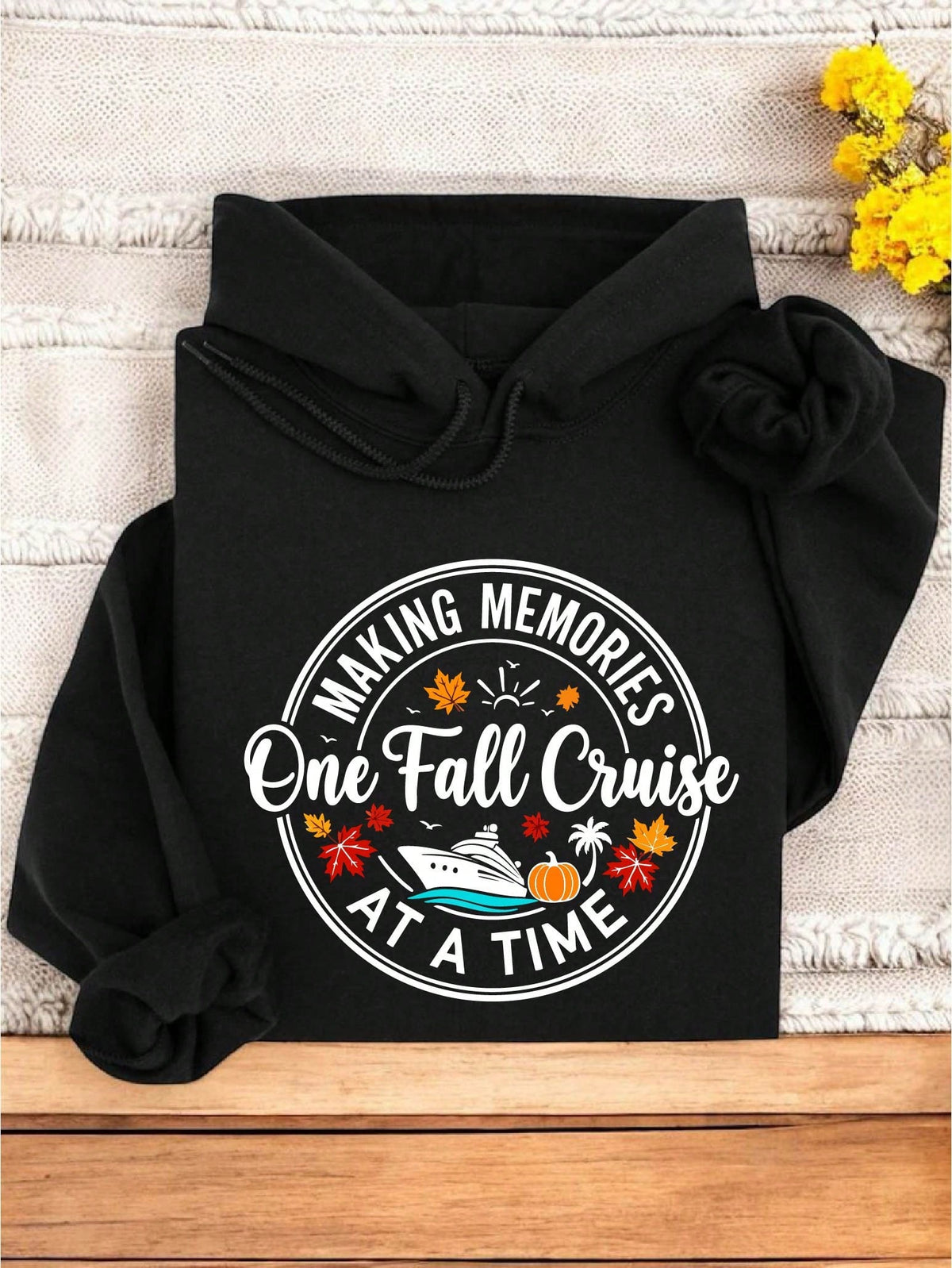 Funny One Fall Cruise Hoodie