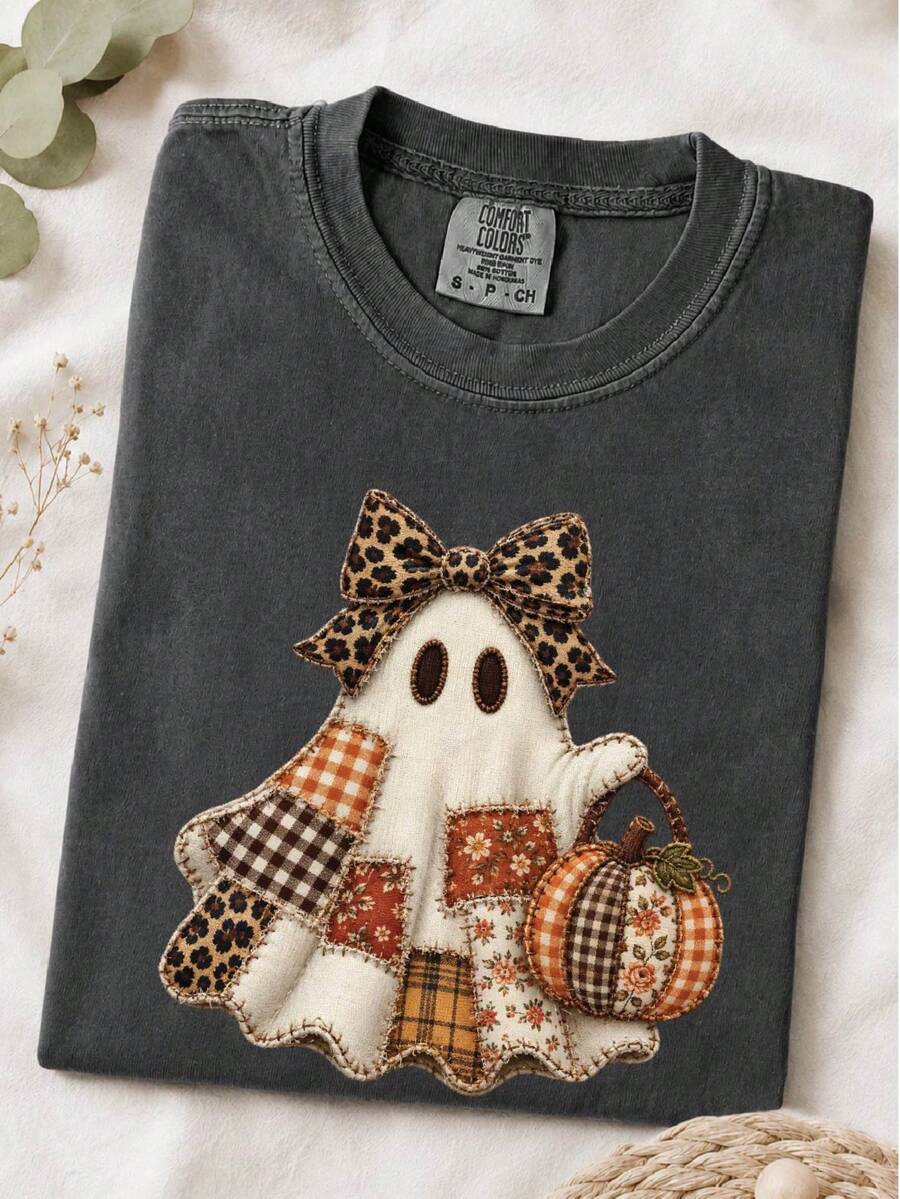 Fall Ghost (DTF Graphic Print)T-Shirt