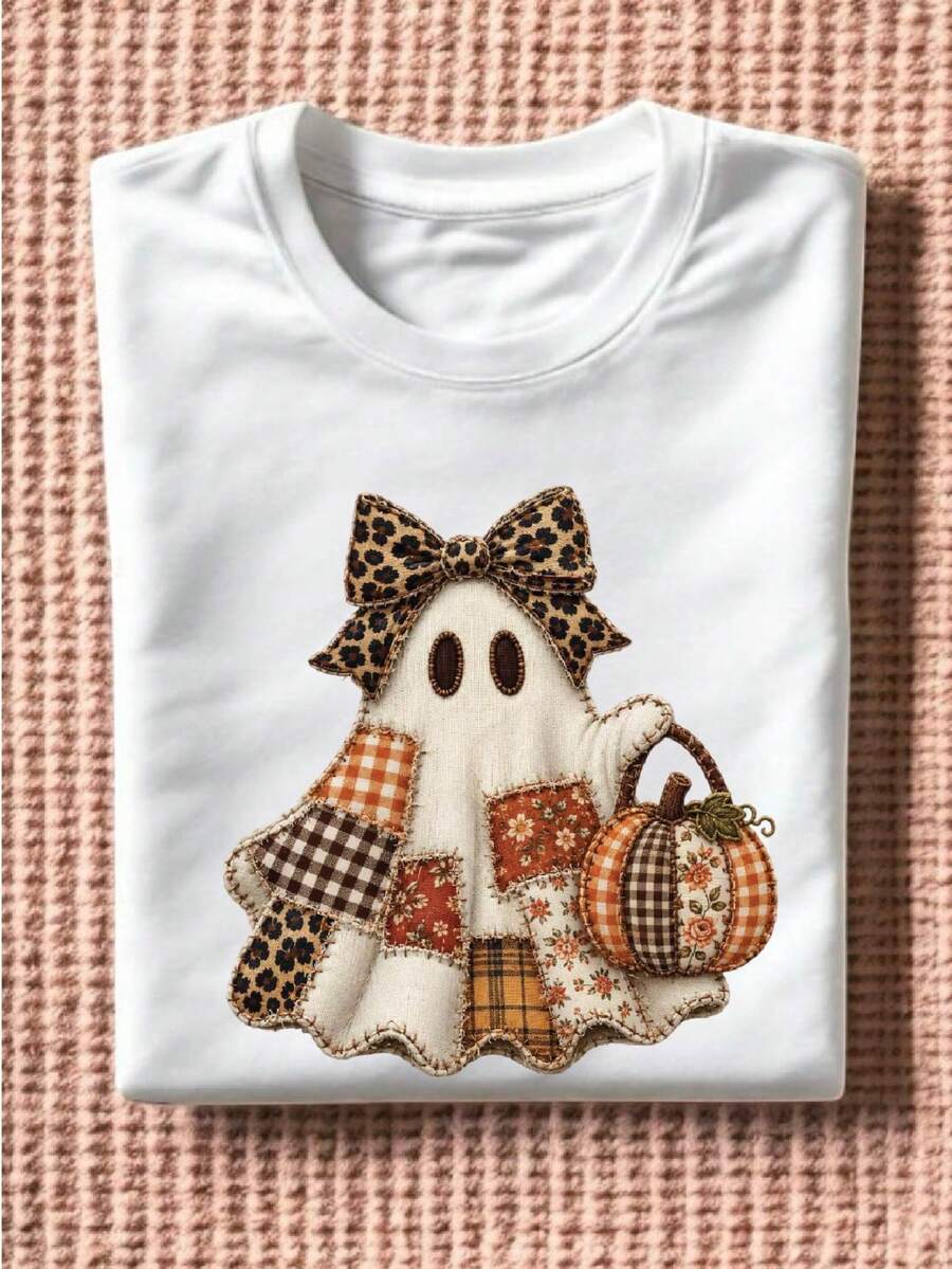 Fall Ghost (DTF Graphic Print)T-Shirt