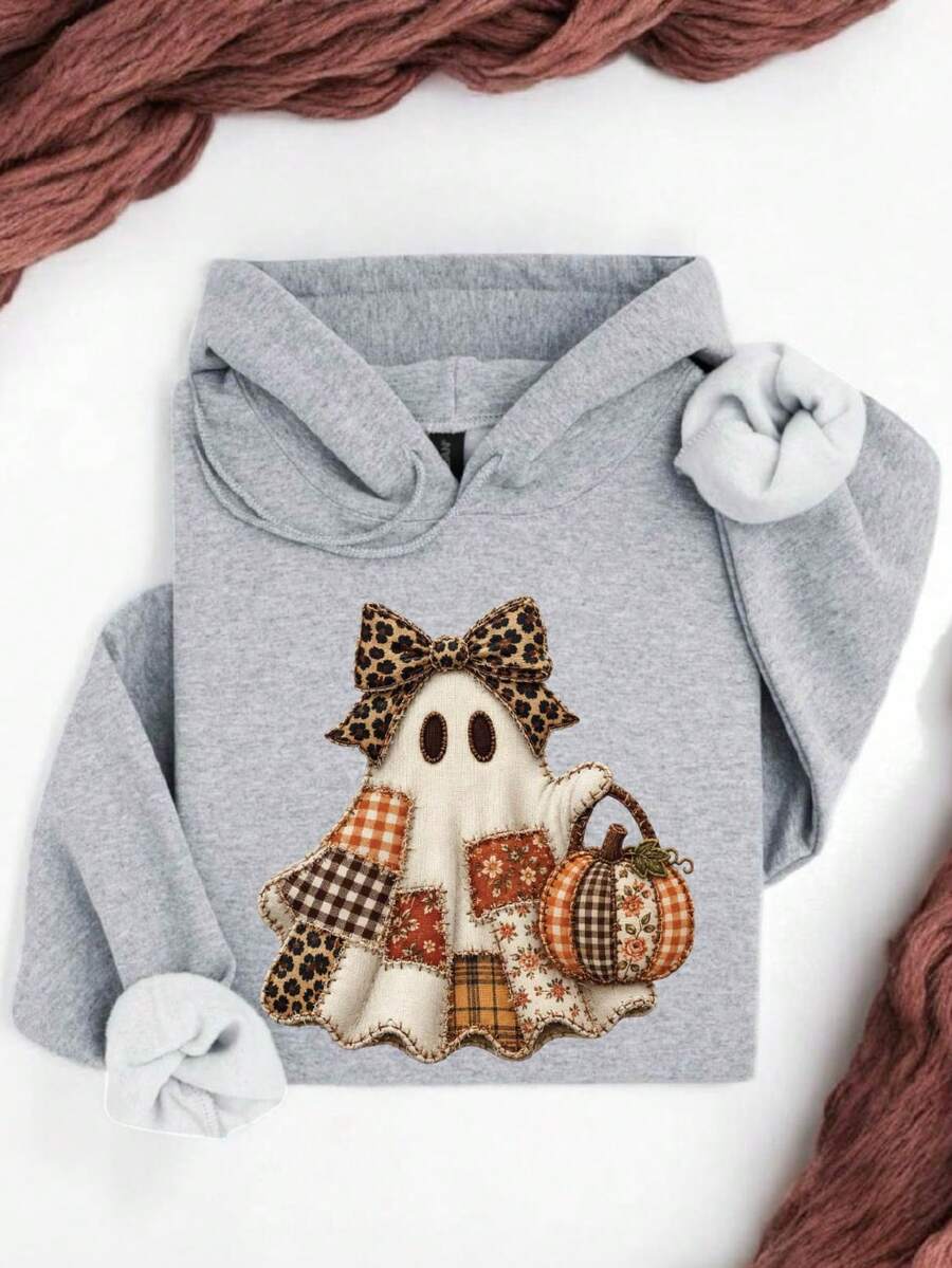 Fall Ghost (DTF Graphic Print) Hoodie