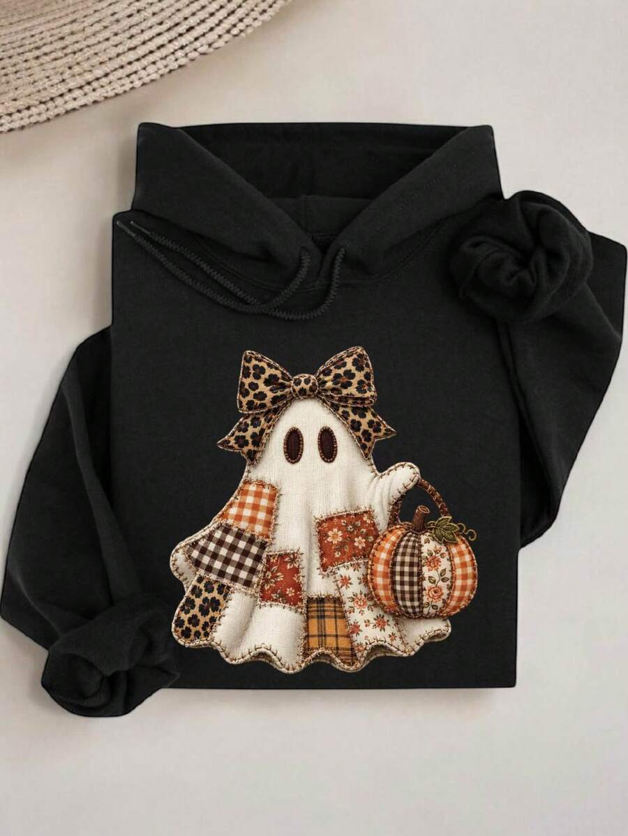 Fall Ghost (DTF Graphic Print) Hoodie