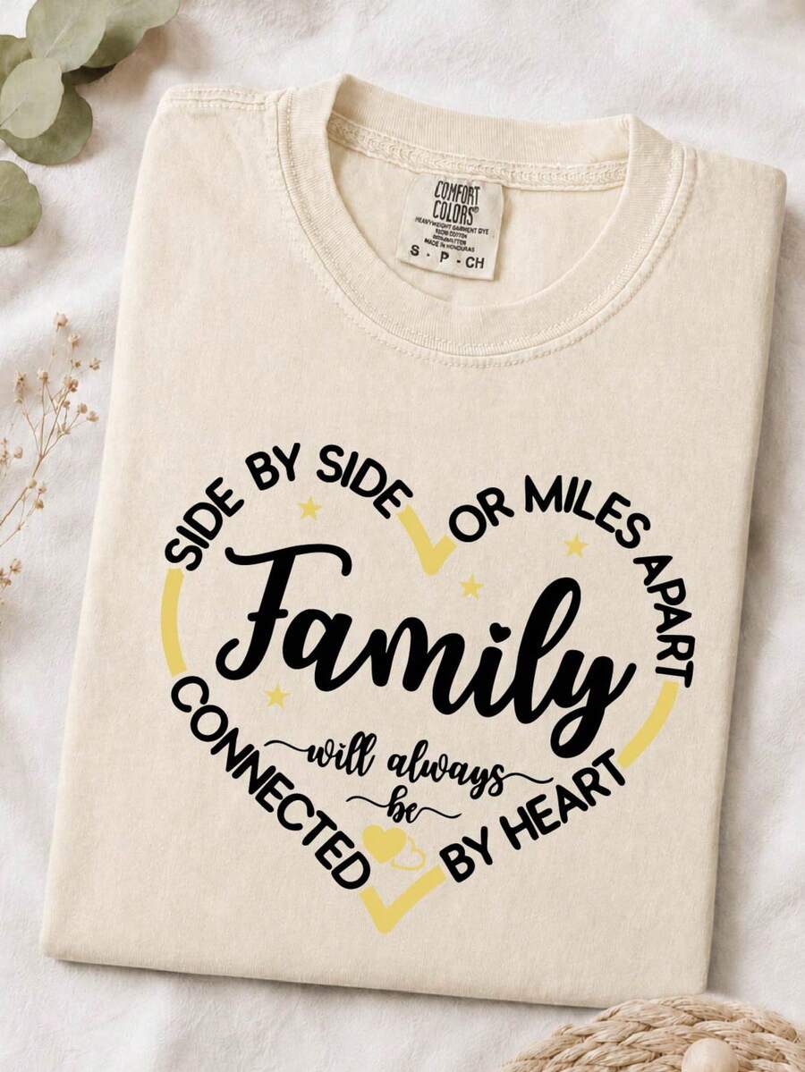 Family Side By Side Or Miles Apart T-Shirt
