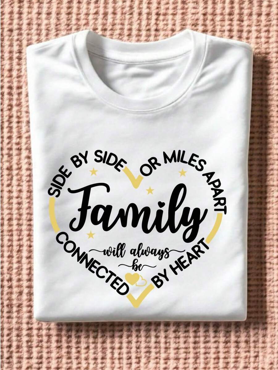 Family Side By Side Or Miles Apart T-Shirt