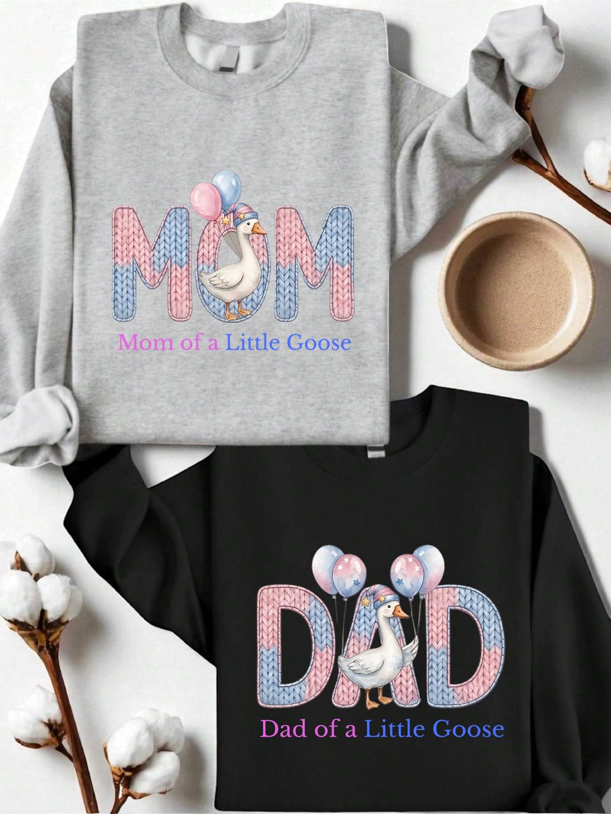 1PC Little Goose 1st Birthday Matching Family Sweatshirt