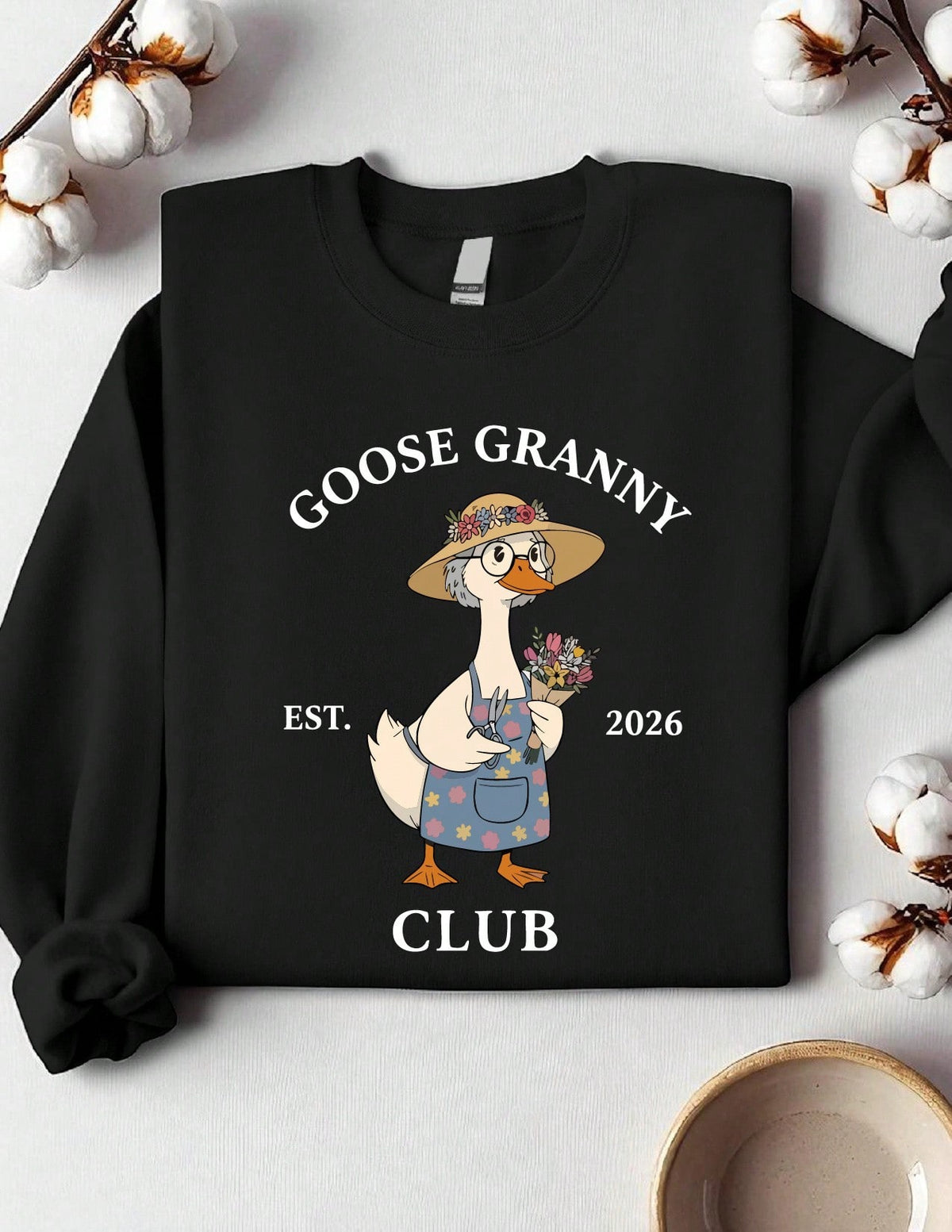1 PC Matching Grandparent EST 2026 Sweatshirt