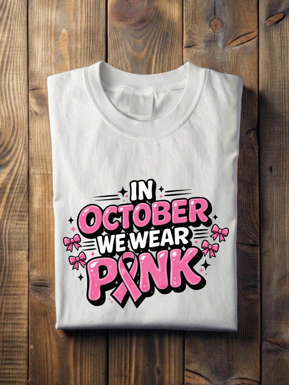 In October We Wear T-Shirt