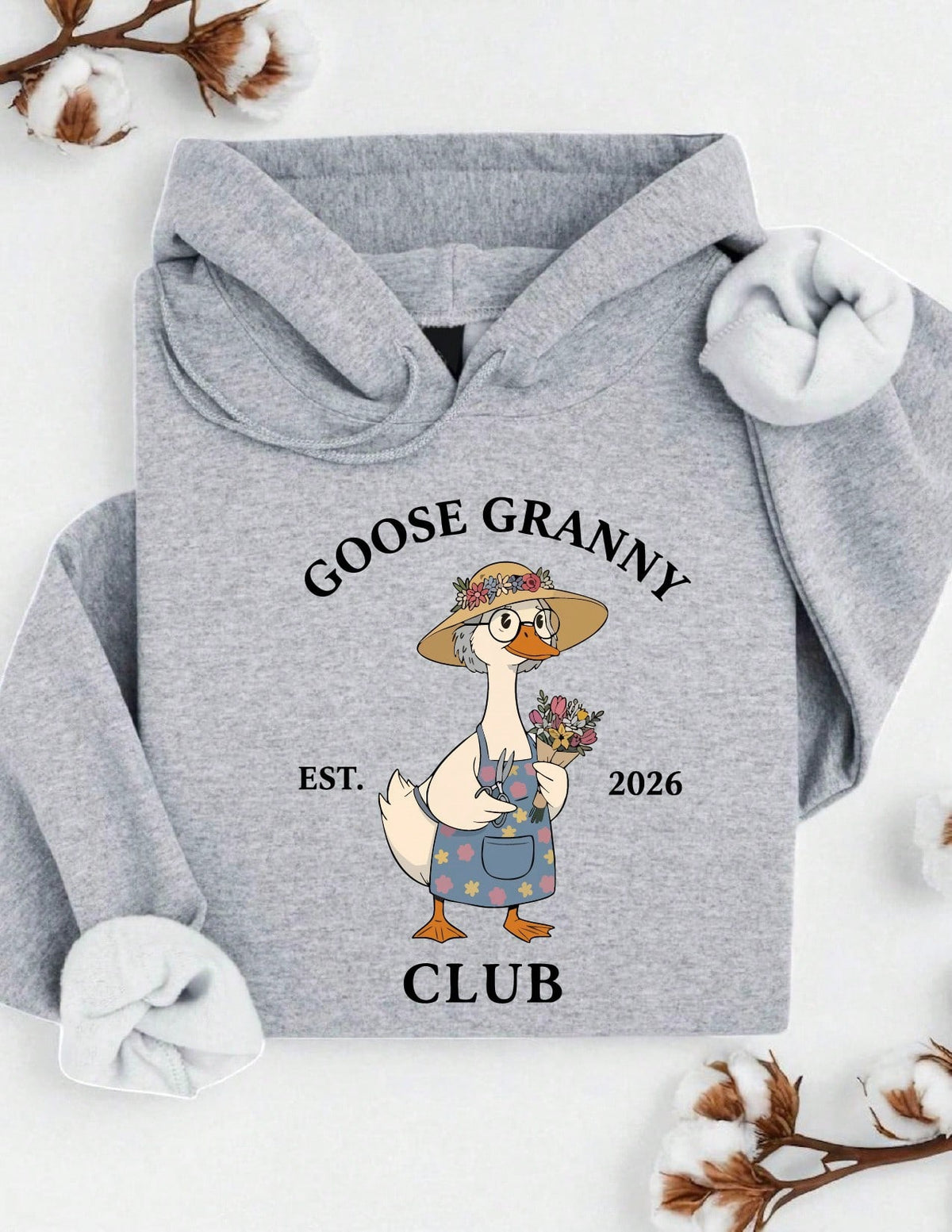 1 PC Matching Grandparent EST 2026 Hoodie