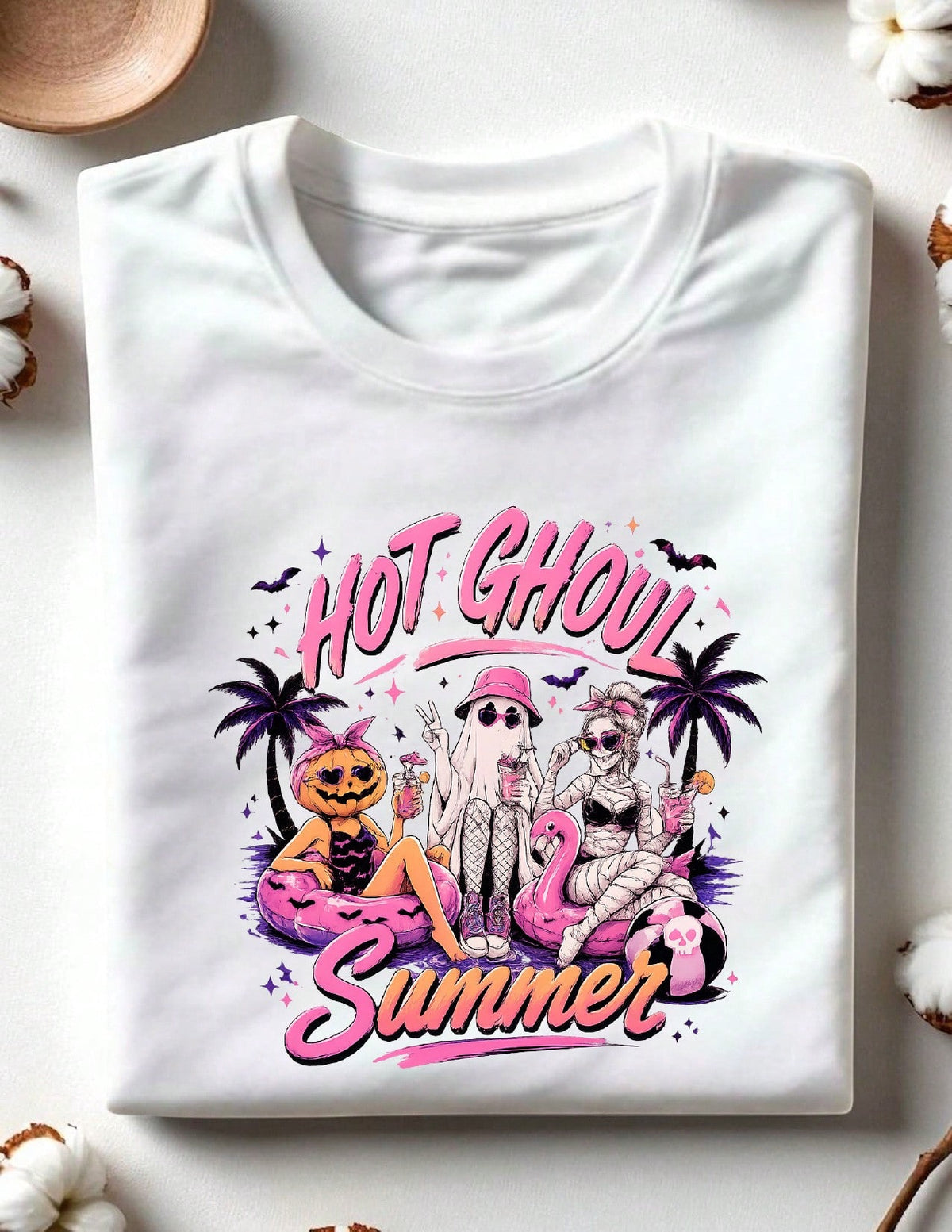 Hot Ghoul Summer Halloween T-Shirt
