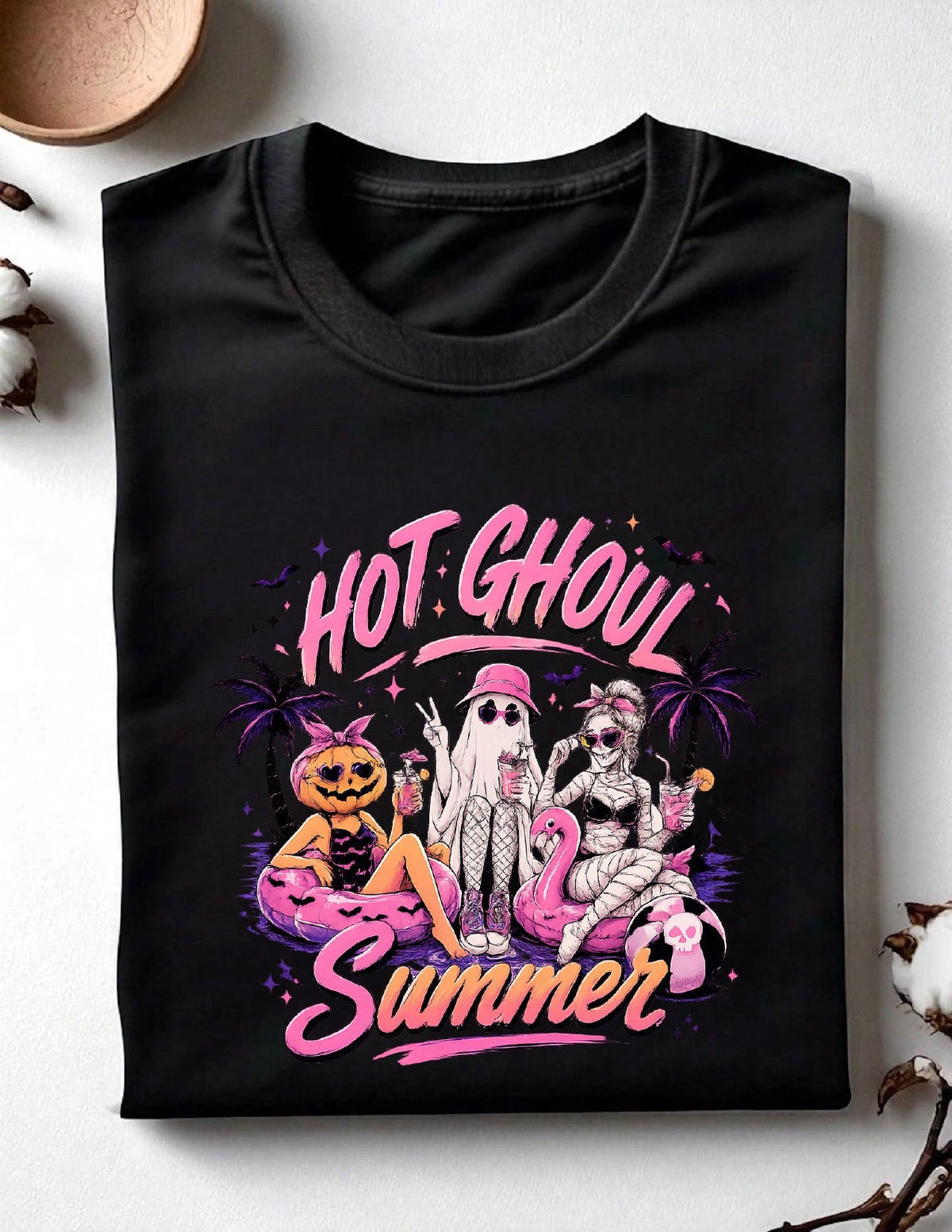 Hot Ghoul Summer Halloween T-Shirt
