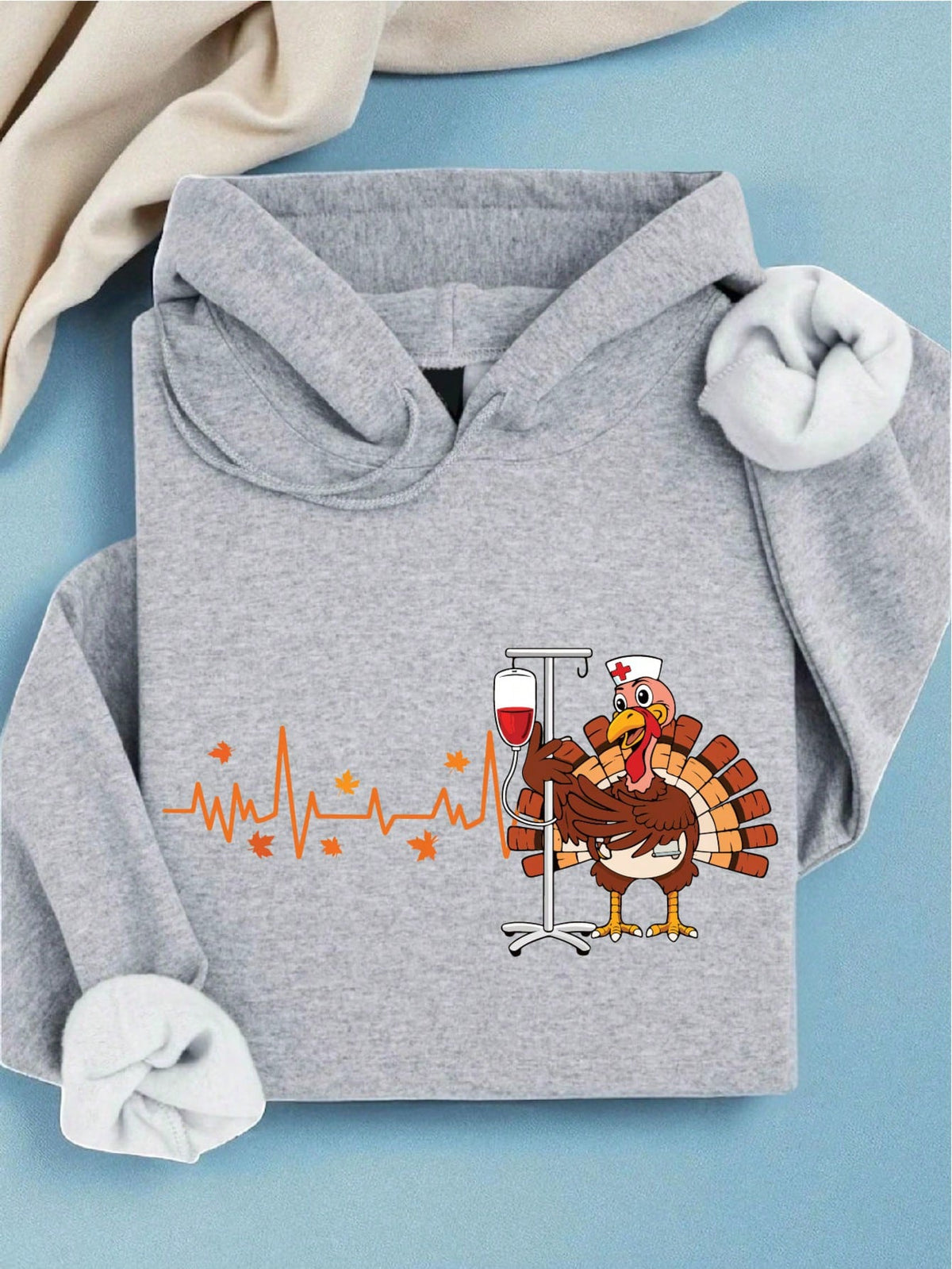 Nurse Turkey Thanksgiving Hoodie
