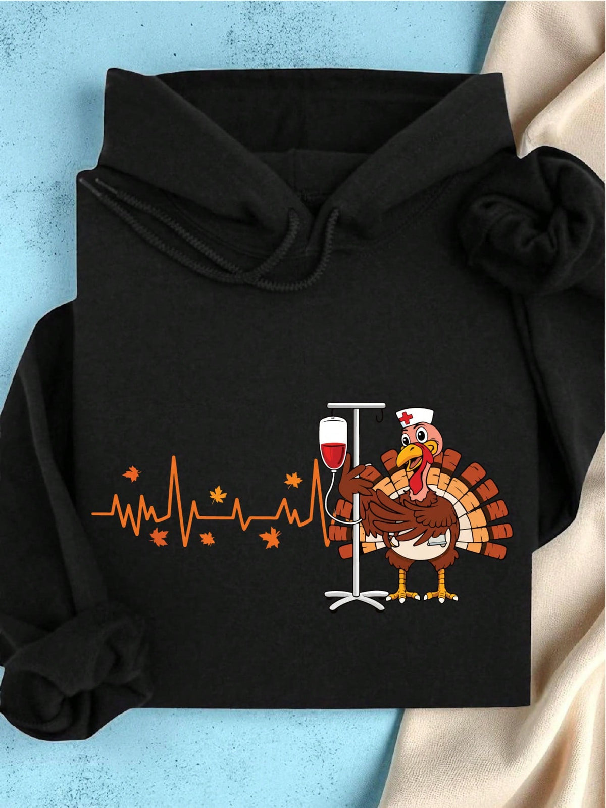 Nurse Turkey Thanksgiving Hoodie