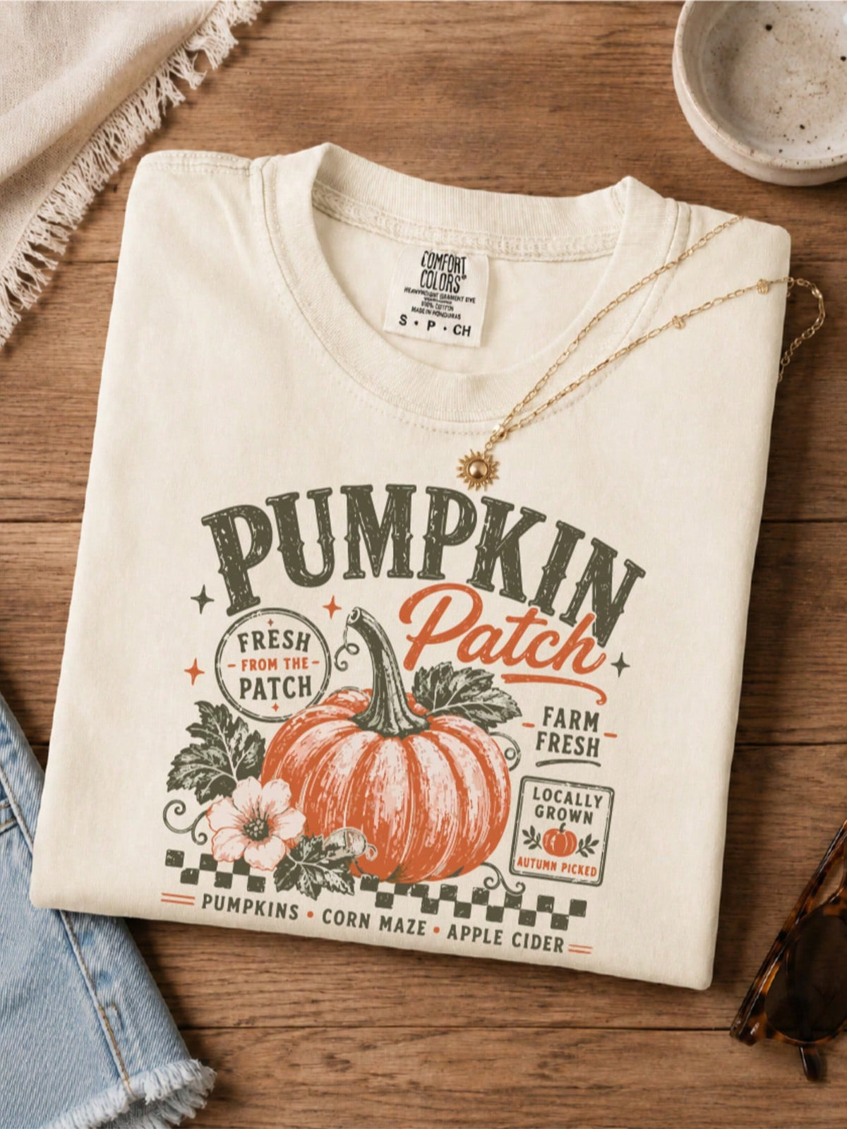 Retro Pumpkin Patch T-Shirt