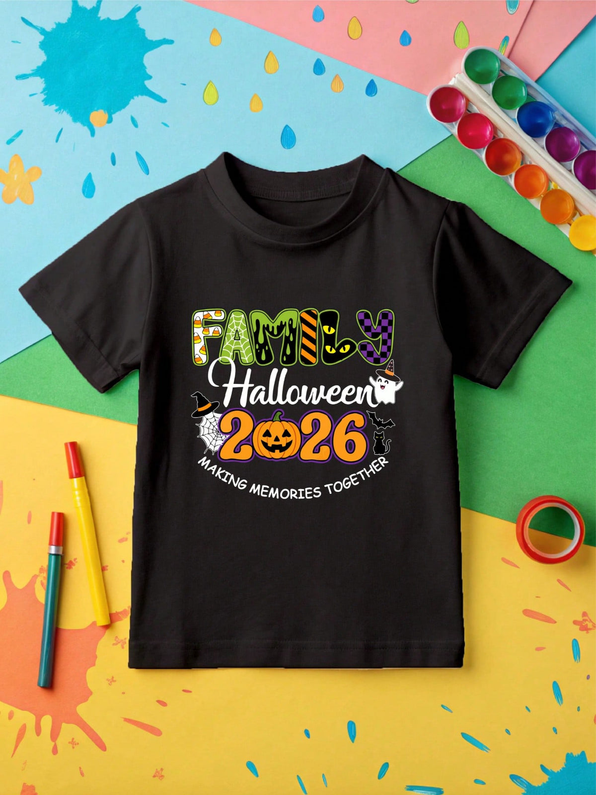 Family Halloween 2026 Kids T-Shirt