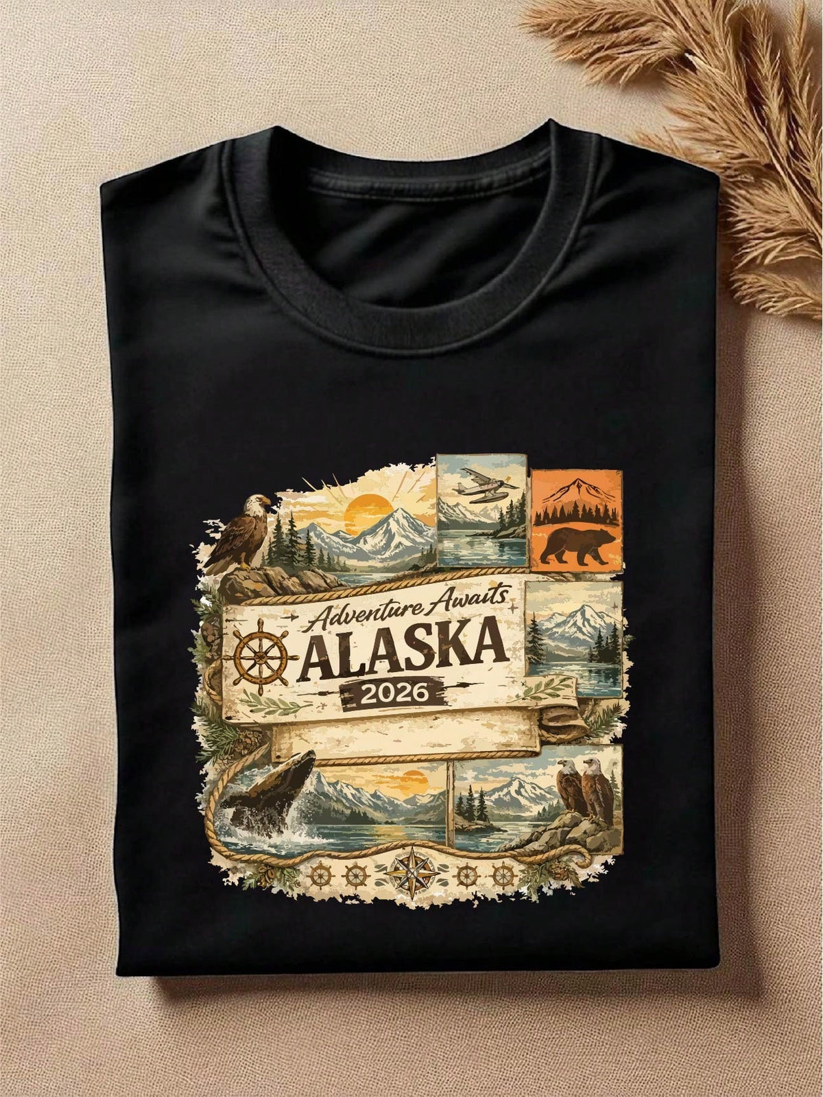 Adventure Awaits Alaska 2026 T-Shirt