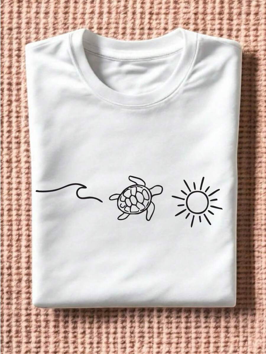 Ocean Turtle Sun T-Shirt