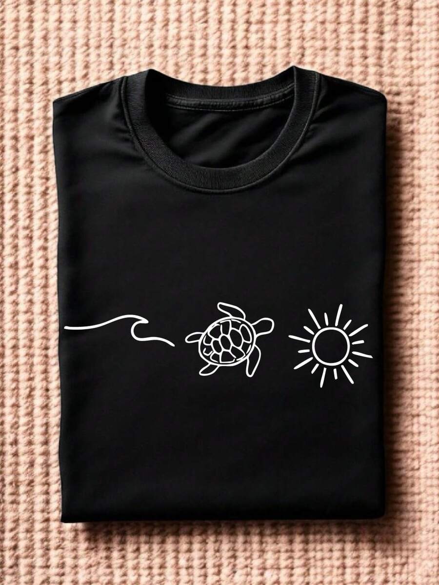 Ocean Turtle Sun T-Shirt
