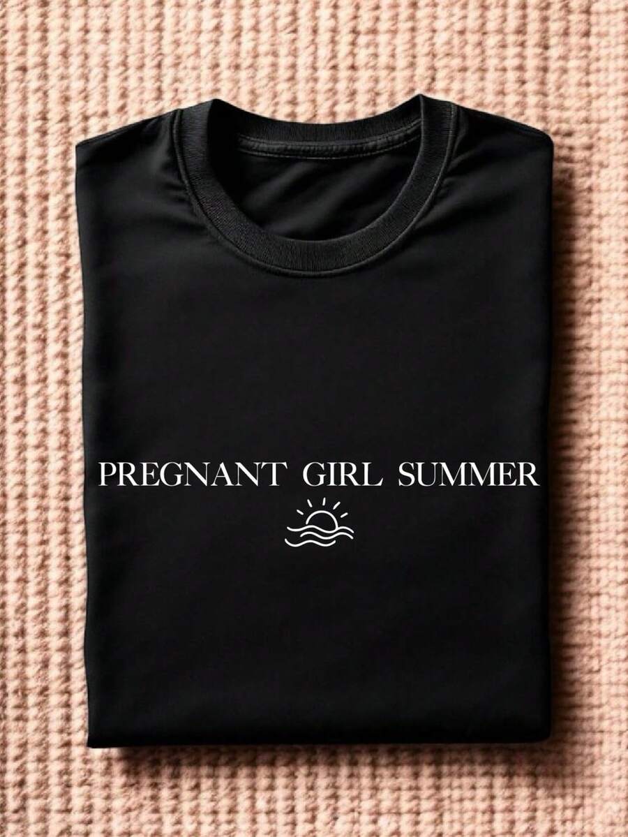 Pregnant Girl Summer T-Shirt