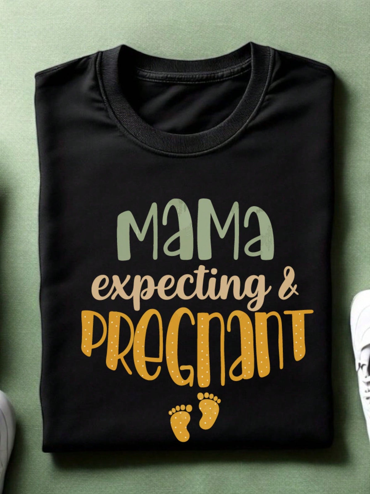 Mama Expecting And Pregnant T-Shirt