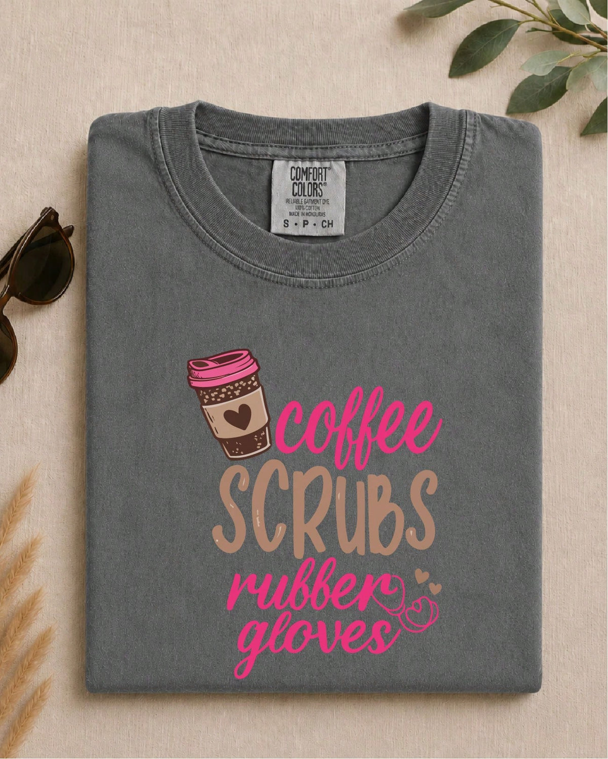 Coffee Scrubs And Rubber Gloves T-Shirt