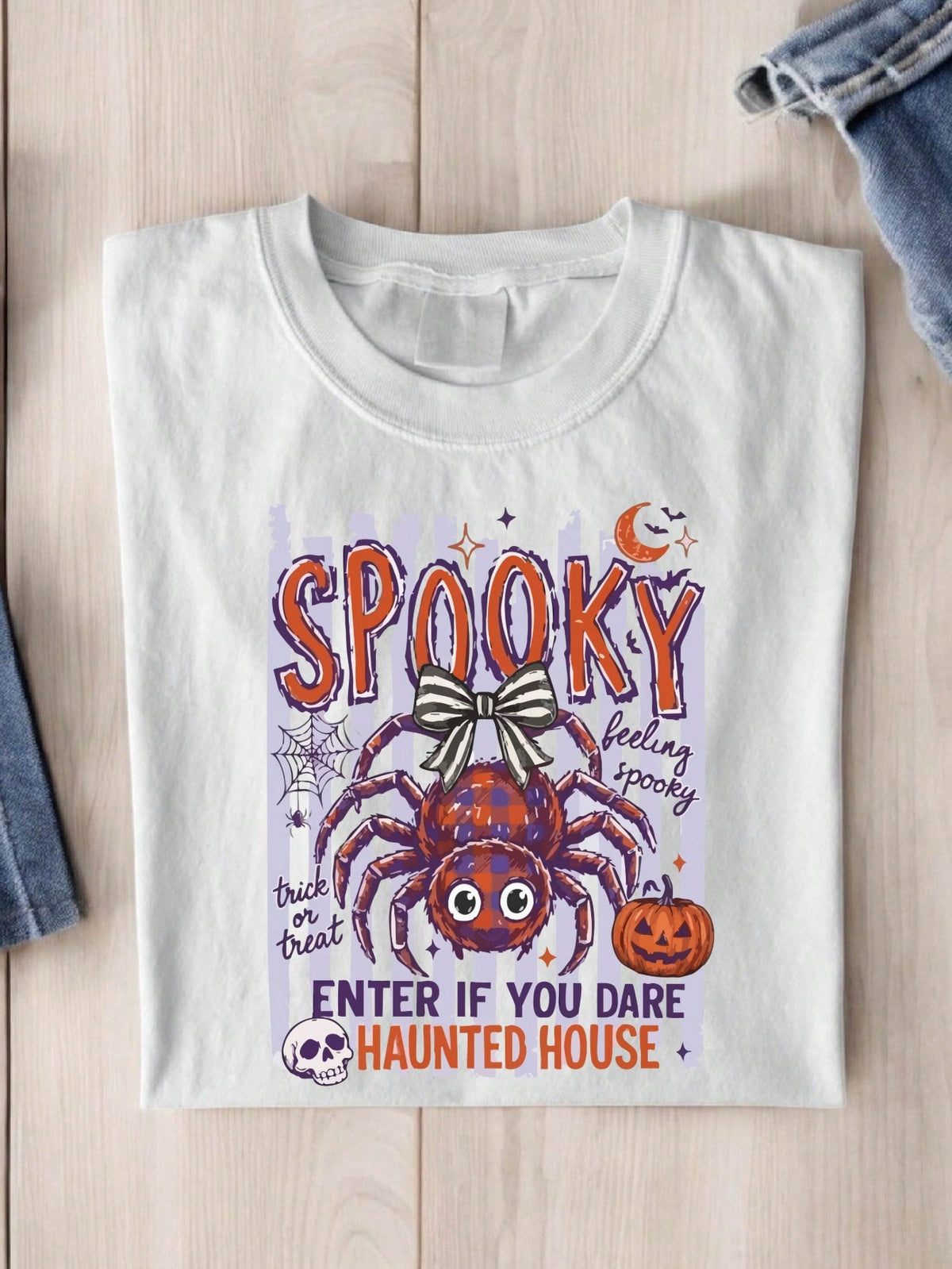 Spooky Spider Halloween T-Shirt