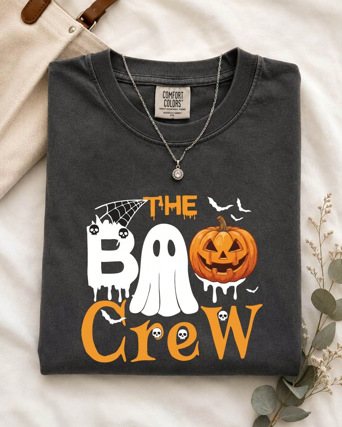 The Boo Crew Halloween Comfort T-Shirt
