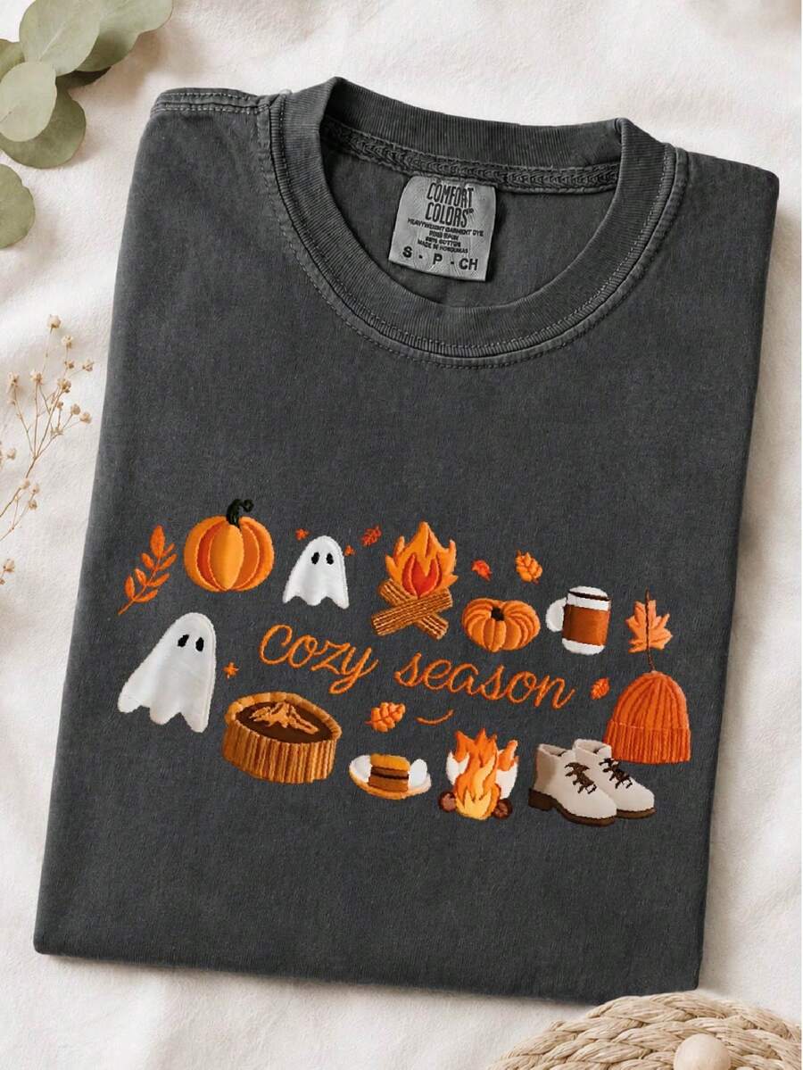 Cozy Season (DTF Graphic Print) T-Shirt