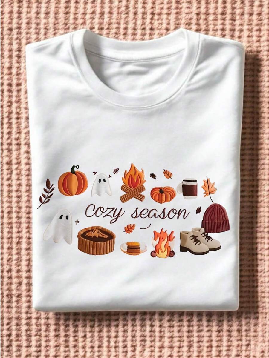 Cozy Season (DTF Graphic Print) T-Shirt